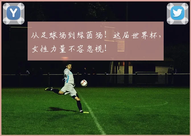 从足球场到绿茵场!这届世界杯,女性力量不容忽视!